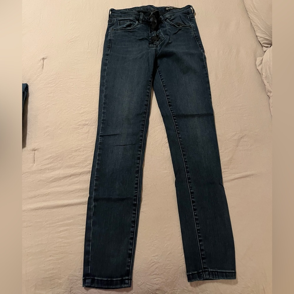 Blank NYC Lace Up Skinny Jeans